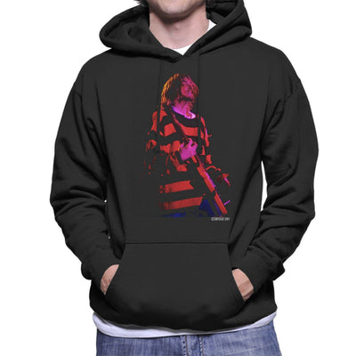 Kurt Cobain Nirvana Guitar Men's Hooded Sweatshirt - FotoGrafica