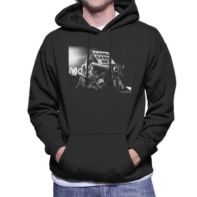 The Ramones Gabba Gabba Hey Manchester Apollo 1977 Men's Hooded Sweatshirt - FotoGrafica