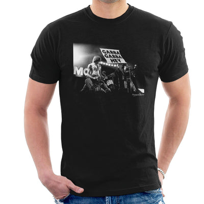 The Ramones Gabba Gabba Hey Manchester Apollo 1977 Men's T-Shirt - FotoGrafica