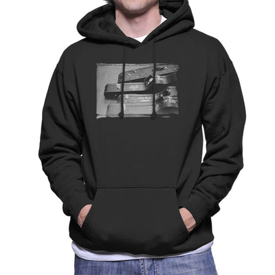 Crosby And Nash Guitars US Tour 1971 Men's Hooded Sweatshirt - FotoGrafica