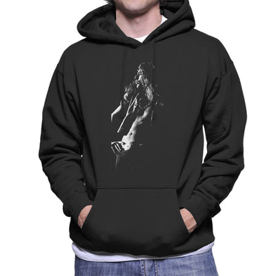 Led Zeppelin Robert Plant Cardiff Capitol Theatre 1972 Men's Hooded Sweatshirt - FotoGrafica