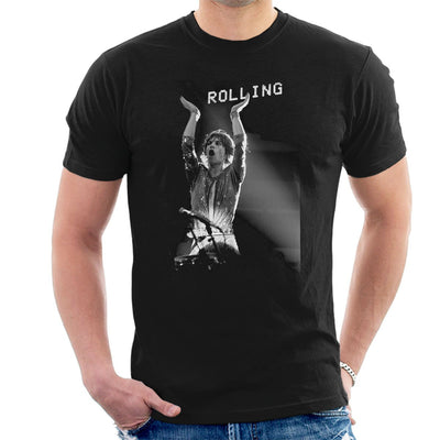 The Rolling Stones Mick Jagger Rotterdam 1973 Men's T-Shirt - FotoGrafica