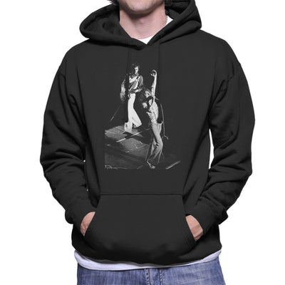 The Who Pete Townshend Roger Daltrey Lyceum Theatre London 1973 Men's Hooded Sweatshirt - FotoGrafica