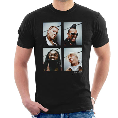 Black Eyed Peas Photoshoot 2004 Fergie Will I Am Men's T-Shirt - FotoGrafica