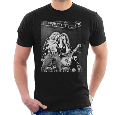 Robert Plant Jimmy Page Led Zeppelin Earls Court 24th May 1975 Men's T-Shirt - FotoGrafica