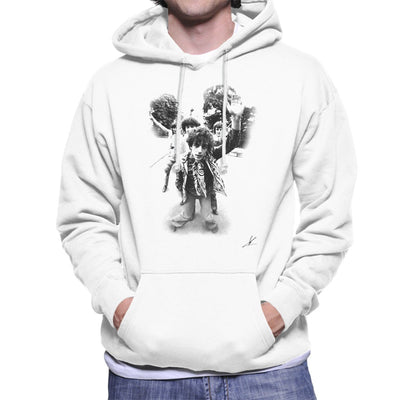 Pink Floyd Gates Of Dawn Cover Outtake Black And White Men's Hooded Sweatshirt - FotoGrafica