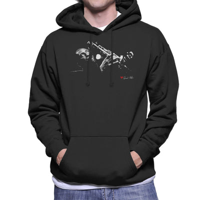 Sonny Rollins Playing Saxophone Reading 1967 Men's Hooded Sweatshirt - FotoGrafica