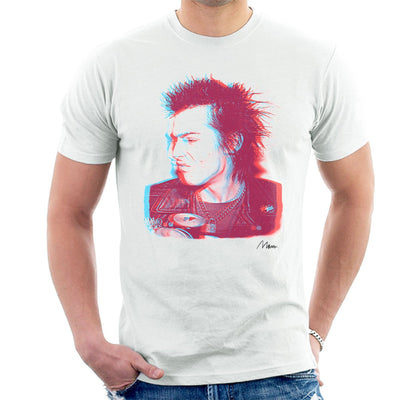 Sid Vicious Close Up With Beer Pink Men's T-Shirt - FotoGrafica