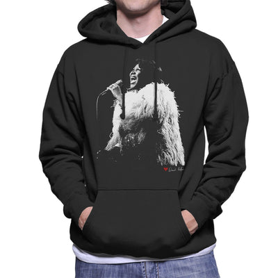 Aretha Franklin Live Men's Hooded Sweatshirt - FotoGrafica