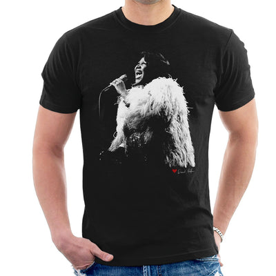 Aretha Franklin Live Men's T-Shirt - FotoGrafica