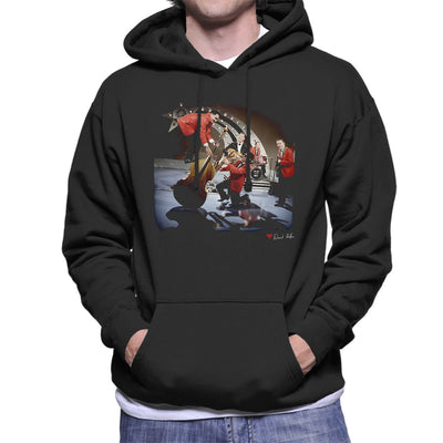 Bill Haley And The Comets Double Bass Balancing Men's Hooded Sweatshirt - FotoGrafica