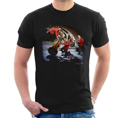 Bill Haley And The Comets Double Bass Balancing Men's T-Shirt - FotoGrafica