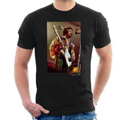 Jimi Hendrix At The Royal Albert Hall 1969 Men's T-Shirt - FotoGrafica