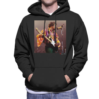 Jimi Hendrix At The Royal Albert Hall 1969 Alt Men's Hooded Sweatshirt - FotoGrafica