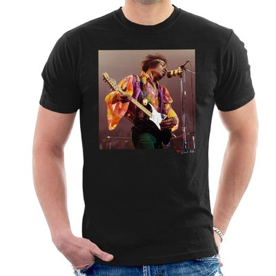 Jimi Hendrix At The Royal Albert Hall 1969 Alt Men's T-Shirt - FotoGrafica