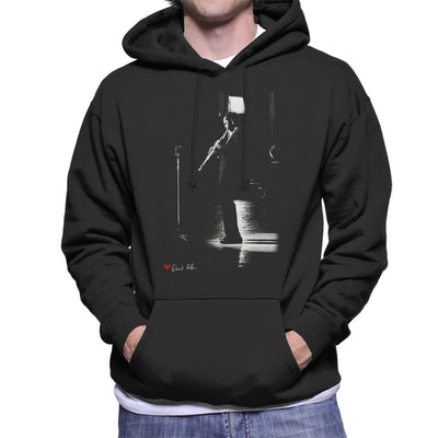 John Coltrane On The Soprano Sax Men's Hooded Sweatshirt - FotoGrafica