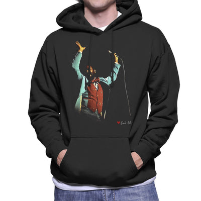 Marvin Gaye At The Royal Albert Hall London 1976 Men's Hooded Sweatshirt - FotoGrafica