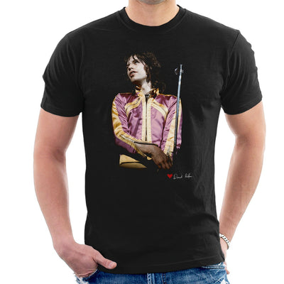 Mick Jagger On Stage Loud Jacket Men's T-Shirt - FotoGrafica