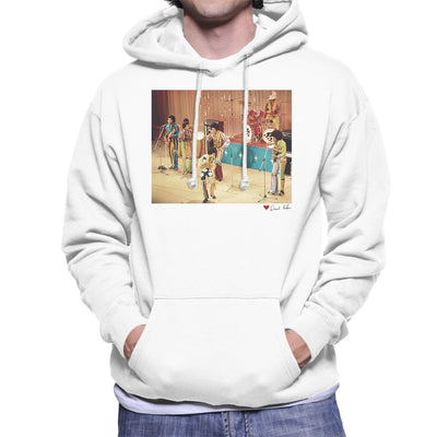 The Jackson 5 At The Royal Variety Performance White Hooded Sweatshirt