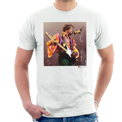 Jimi Hendrix At The Royal Albert Hall 1969 B&W White T-Shirt