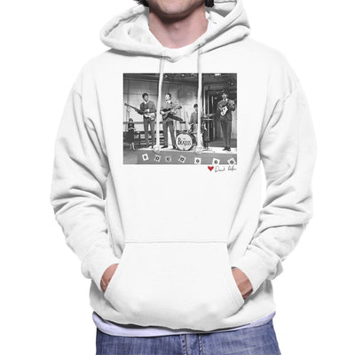 The Beatles Ready Steady Go London 1964 White Hooded Sweatshirt