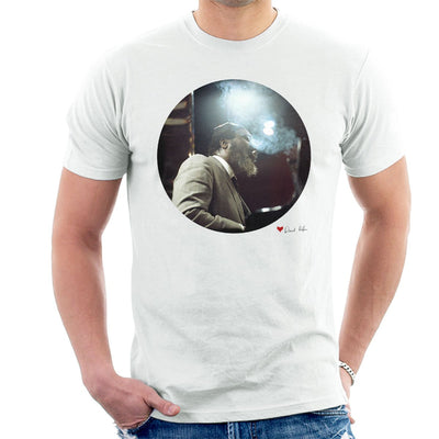 Thelonious Monk Performing At Ronnie Scotts London 1969 White Men's T-Shirt - FotoGrafica