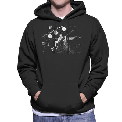 ACDC Angus Young On Stage Men's Hooded Sweatshirt - FotoGrafica