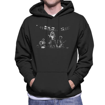 Led Zeppelin Performing In London Men's Hooded Sweatshirt - FotoGrafica