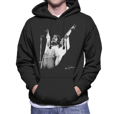 Black Sabbath Ozzy Osbourne 1973 Men's Hooded Sweatshirt - FotoGrafica