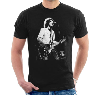 Marc Bolan 1977 Men's T-Shirt - FotoGrafica