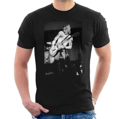 Mick Ronson Of The Hunter Ronson Band In Bristol 1975 Men's T-Shirt - FotoGrafica