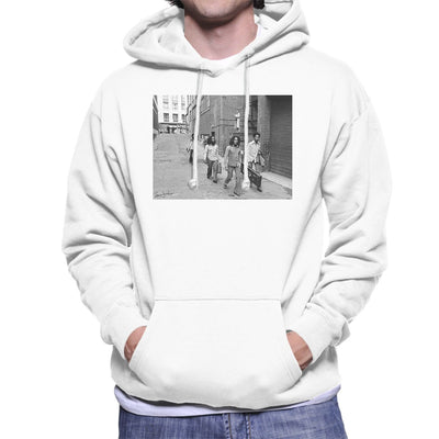 Bob Marley Arriving At Birmingham Odeon 1975 Men's Hooded Sweatshirt - FotoGrafica