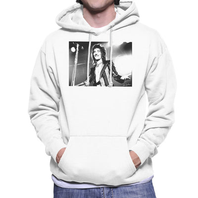 Faces Rod Stewart At Newcastle City Hall 1972 Men's Hooded Sweatshirt - FotoGrafica