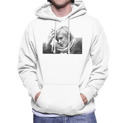 Marianne Faithfull Interview London Closeup 1974 Men's Hooded Sweatshirt - FotoGrafica