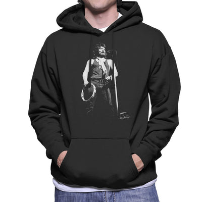 Raymond Froggatt Performing at Hammersmith Odeon 1974 Men's Hooded Sweatshirt - FotoGrafica