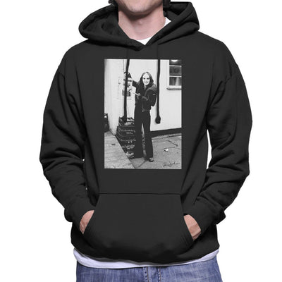 Peter Gabriel Reverse Mohawk And Makeup 1973 Men's Hooded Sweatshirt - FotoGrafica