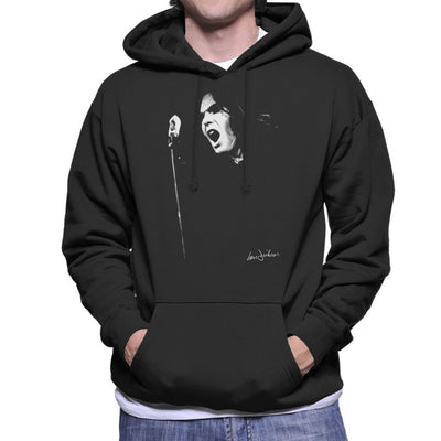 Peter Gabriel Of Genesis At Newcastle City Hall 1973 Men's Hooded Sweatshirt - FotoGrafica