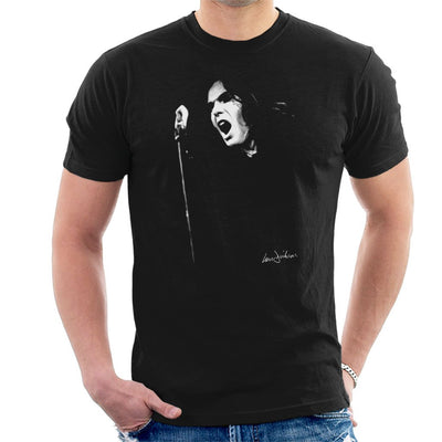 Peter Gabriel Of Genesis At Newcastle City Hall 1973 Men's T-Shirt - FotoGrafica