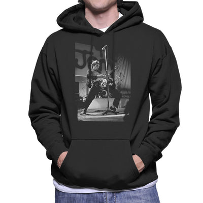 Paul Weller Rocking Out With The Jam 1977 Men's Hooded Sweatshirt - FotoGrafica