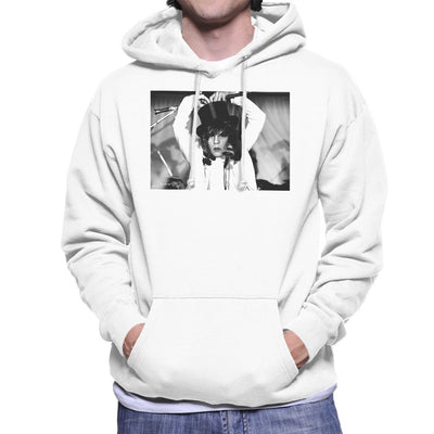 David Johansen New York Dolls Top Hat And Cane 1973 Men's Hooded Sweatshirt - FotoGrafica