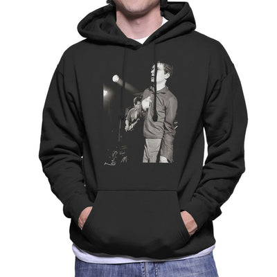 Joy Division Ian Curtis Live At Bowdon Vale Youth Club Unisex Hooded Sweatshirt - Official Martin O'Neill Photography Product