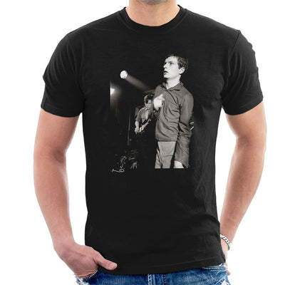 Joy Division Ian Curtis Live At Bowdon Vale Youth Club Unisex T-Shirt - Official Martin O'Neill Photography Product