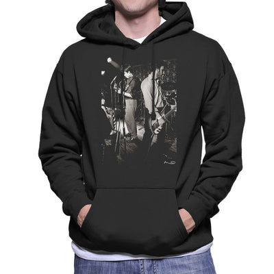 Ian Curtis And Peter Hook Of Joy Division Bowdon Vale Youth Club Unisex Hooded Sweatshirt - Official Martin O'Neill Photography Product