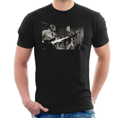 Joy Division Live Bernard And Ian Closeup Bowdon Vale Youth Club Unisex T-Shirt - Official Martin O'Neill Photography Product