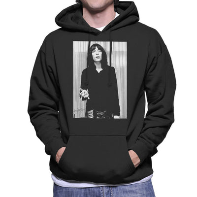 Patti Smith Smoking 1976 Men's Hooded Sweatshirt - FotoGrafica