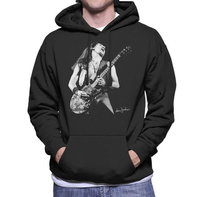 Uriah Heep Mick Box 1973 Men's Hooded Sweatshirt - FotoGrafica