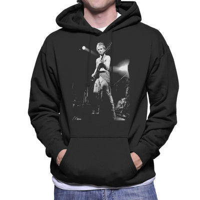 Sting On Bass Live The Police Men's Hooded Sweatshirt - FotoGrafica